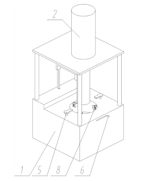 機(jī)械加工用安裝有定位防異動結(jié)構(gòu)的壓裝設(shè)備