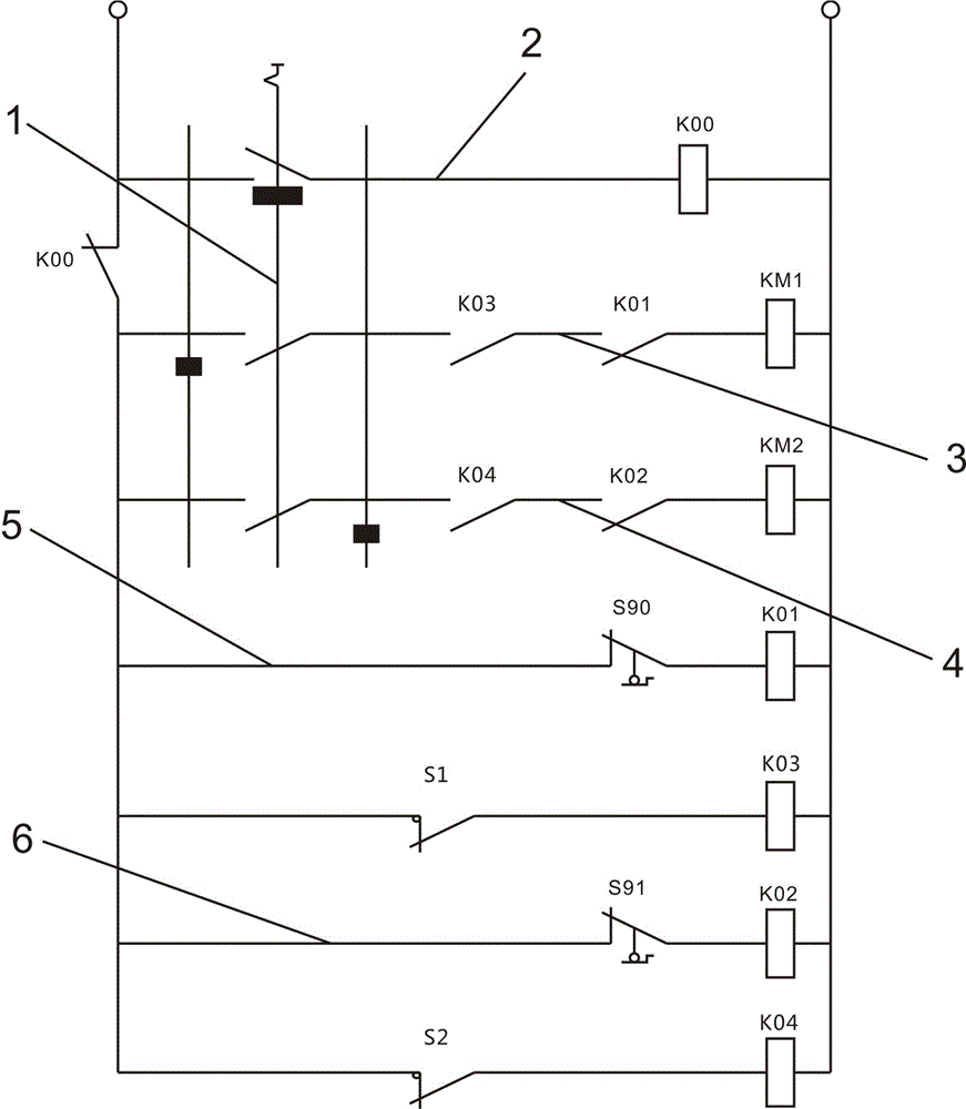 一種起重機(jī)運(yùn)行安全保護(hù)電路