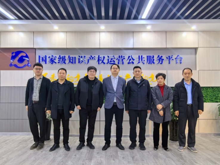 華發(fā)七弦琴國家知識產(chǎn)權(quán)運營公共服務平臺領導蒞臨中心參觀指導
